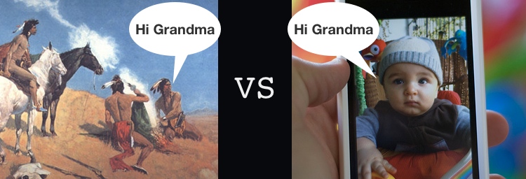 Smoke Signals versus Baby on Phone
