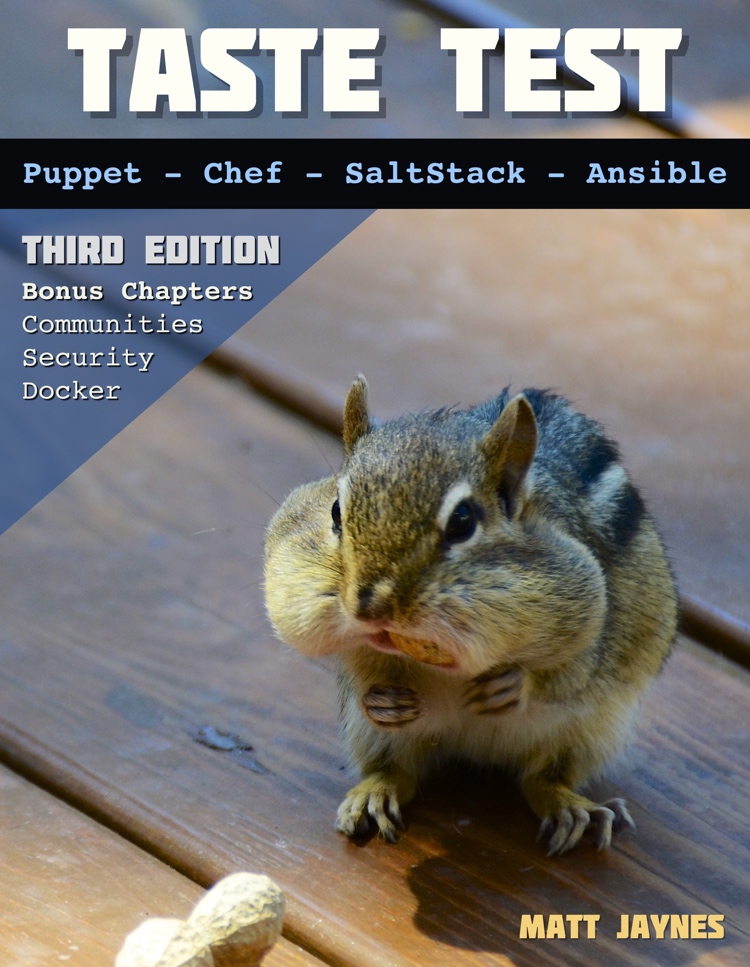 Book Cover for Taste Test: Puppet, Chef, Salt, Ansible